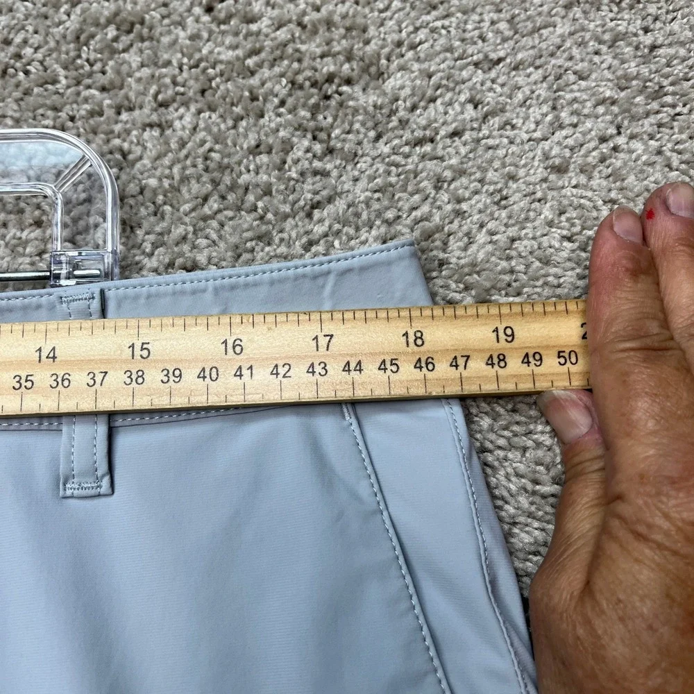 Rhone Shorts Mens 35 Gray Commuter Golf Stretch Lightweight Vented Performance
